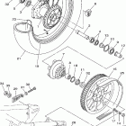 ROAD STAR-XV1600ARC/XV1600AR Заднее колесо