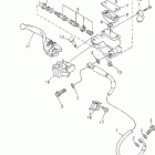 WR450FR Главный тормозной цилиндр,передний