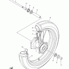 V Star 1100 Custom Переднее колесо