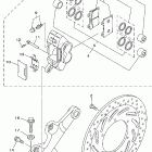 ROAD STAR MIDNIGHT-XV1600ASRC/XV1600ASR Задний суппорт тормозной