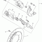V STAR 650 CLASSIC-XVS650ARC/XVS650AR Передний тормозной суппорт