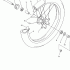 WR450FR Переднее колесо