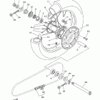 YZ 125 Заднее колесо
