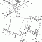 ROAD STAR-XV1600ARC/XV1600AR Главный тормозной цилиндр,передний