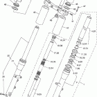 V STAR 1100 CLASSIC - CAST WHEEL-XVS1100AWR/XVS1100AWR Передняя вилка