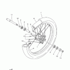YZ 125 Переднее колесо