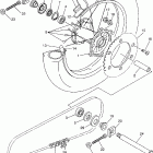 WR250FR Заднее колесо