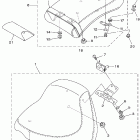 V STAR 1100 CUSTOM-XVS1100RC/XVS1100R Сидение