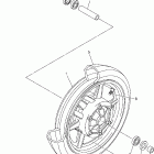 V STAR 1100 CLASSIC - CAST WHEEL-XVS1100AWR/XVS1100AWR Переднее колесо