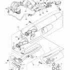 V Star 1100 Custom Выхлопная система