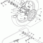 YZ250P Заднее колесо