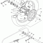 YZ 125 Заднее колесо