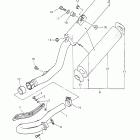YZ 426F Выхлопная система
