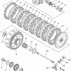 YZ250P Сцепление
