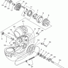 TW 200 Заднее колесо