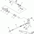 V STAR 650 CUSTOM-XVS650PC/XVS650P Вал переключения