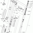 YZ 125 Передняя вилка