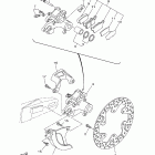 YZ250FP Задний суппорт тормозной