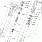 TT-R225 Передняя вилка