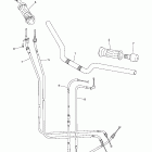 FZ1 Steering handle. cable