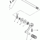 TW200PC/TW200P Вал переключения