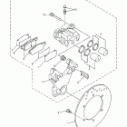 YZF-R1 Задний суппорт тормозной