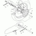 WR 250F Заднее колесо