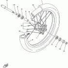 YZ250P Переднее колесо