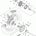 TTR225PC/TTR225P Заднее колесо