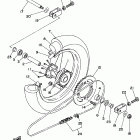YZ 85 Заднее колесо