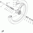 TTR225PC/TTR225P Переднее колесо