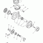YZ250FP Коленчатый вал и Поршень