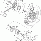 TT-R90 Заднее колесо