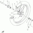 WR250FP Переднее колесо
