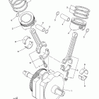 Road Star Warrior Коленчатый вал и Поршень