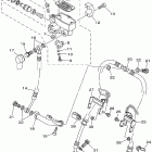 Road Star Silverado Главный тормозной цилиндр,передний
