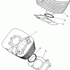 VIRAGO XV250PC/XV250P Цилиндр