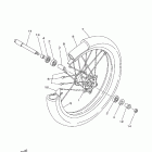 YZ250FP Переднее колесо