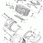V STAR 1100 CUSTOM-XVS1100PC/XVS1100P Цилиндр