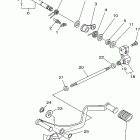 V STAR 650 CLASSIC-XVS650APC/XVS650AP Вал переключения