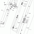 VIRAGO XV250PC/XV250P Передняя вилка