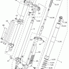 YZ 85 Передняя вилка