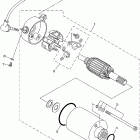 VIRAGO XV250PC/XV250P Стартер электрический