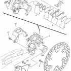 YZ 125 Задний суппорт тормозной
