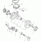 WR 426F Коленчатый вал и Поршень