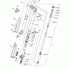 WR 426F Передняя вилка
