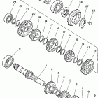 VIRAGO XV250PC/XV250P Трансмиссия