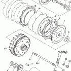 TTR225PC/TTR225P Сцепление