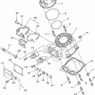 YZ125N Головка цилиндра