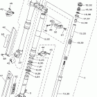 YZ250N Передняя вилка